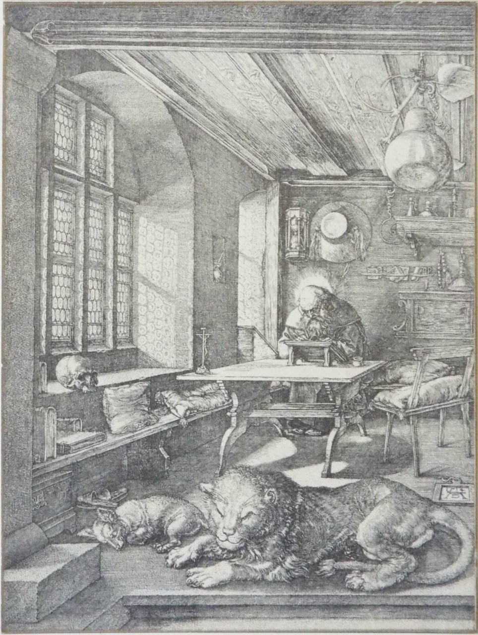 Print - Saint Jerome in his Study.