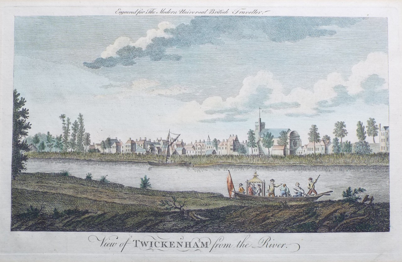 Print - View of Twickenham from the River.