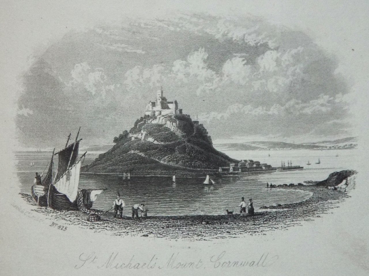 Steel Vignette - St. Michael's Mount, Cornwall - Rock