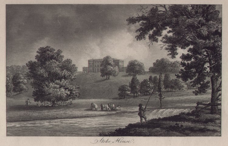 Aquatint - Stoke House - Robertson