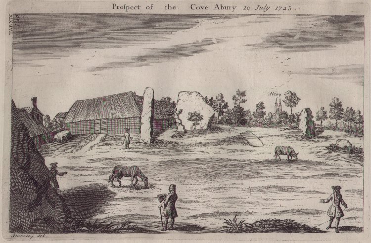 Print - Prospect of the Cove Abury 10 July 1723