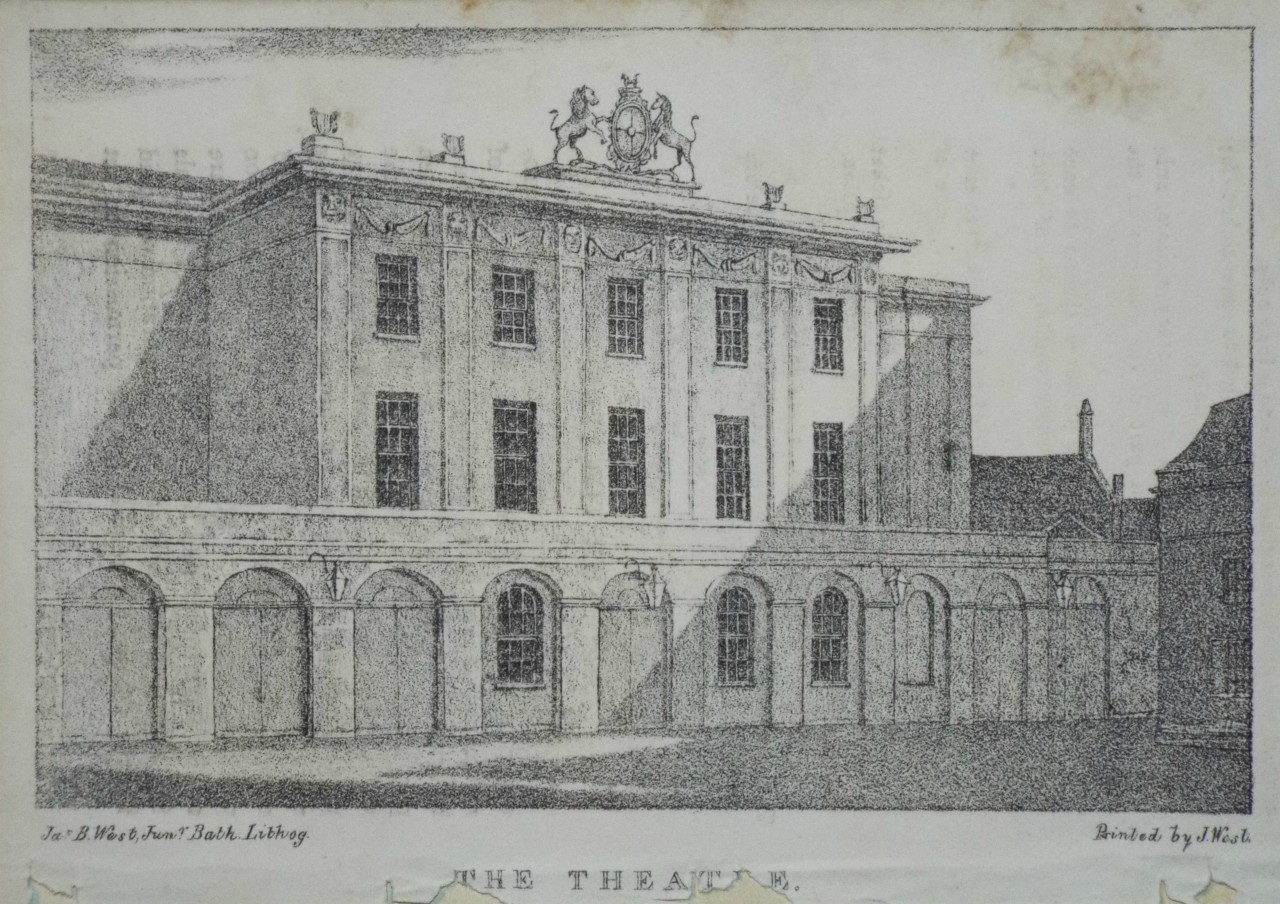 Lithograph - The Theatre.