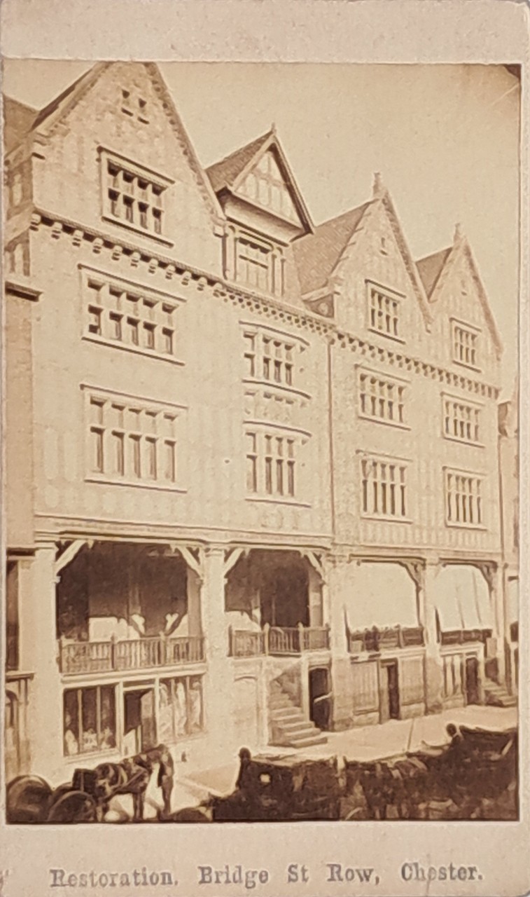 Photograph - Restoration. Bridge St Row, Chester.
