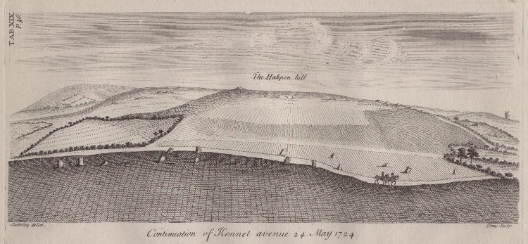 Print - Continuation of Kennet avenue 24 May 1724 - 