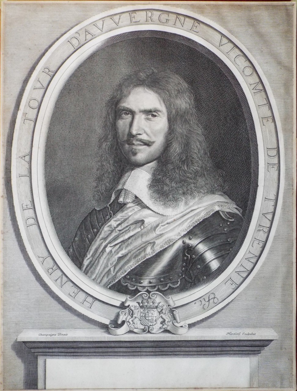Print - Henri de la Tour d'Auvergne Vicomte de Turenne &c. - 