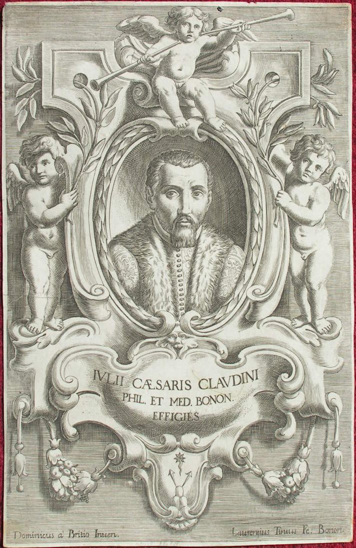 Print - IVLII Caesaris Claudini Phil. et Med. Bonon. Effigies - Tinnus,