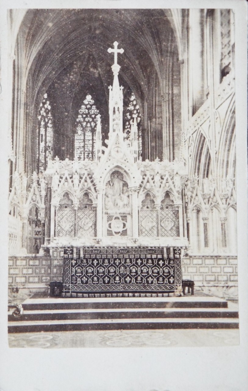 Photograph - Lichfield Cathedral. The Reredos.
