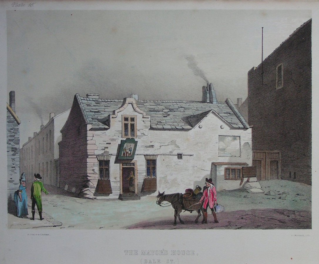 Lithograph - The Mayor's House, (Dale St.) - Greenwood