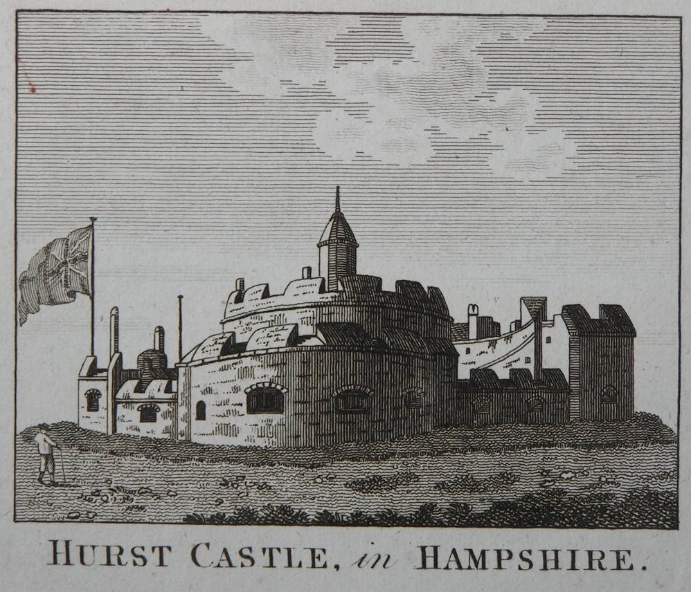 Print - Hurst Castle, in Hampshire