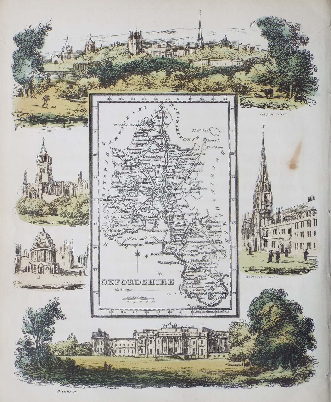 Map of Oxfordshire