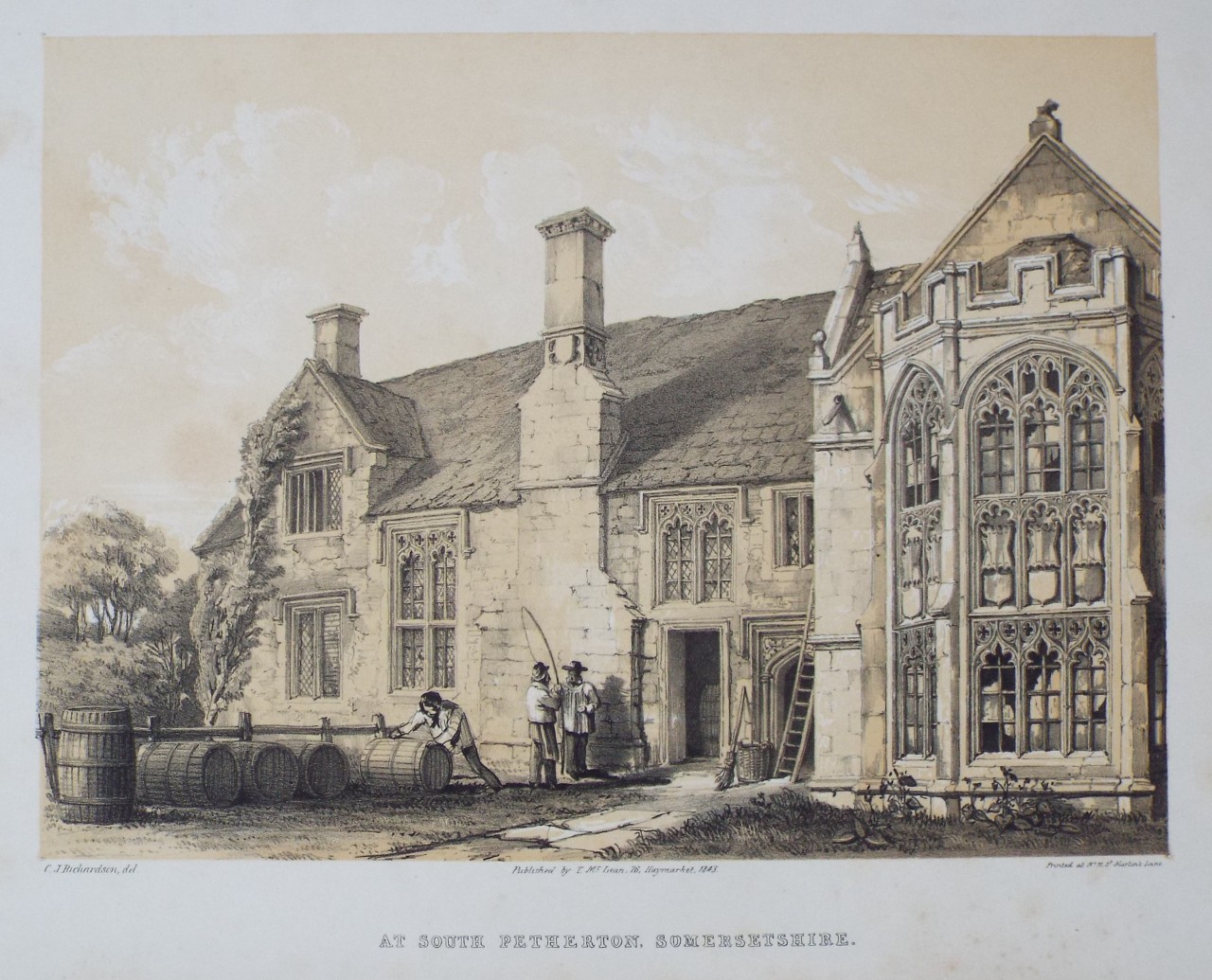 Lithograph - At South Petherton, Somersetshire.