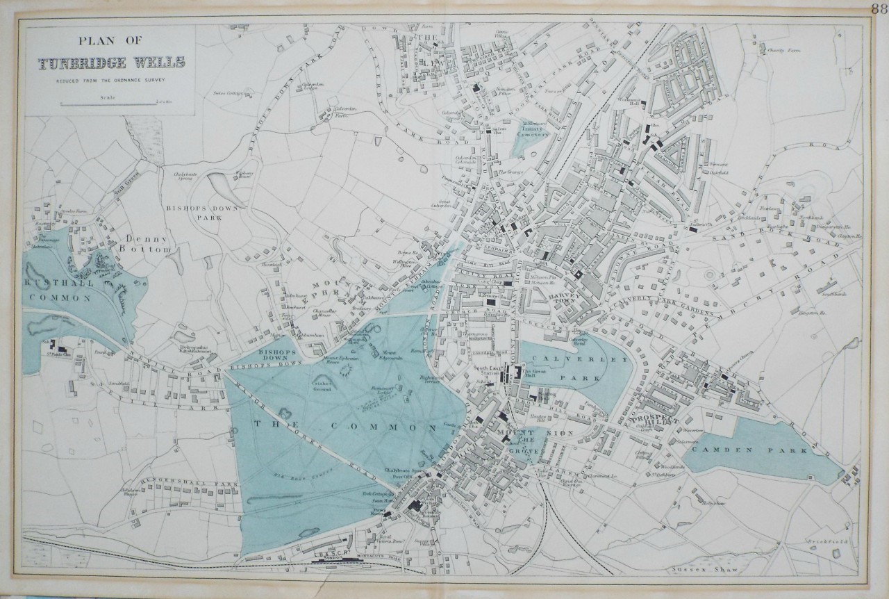 Map of Tunbridge Wells - Tunbridge Wells