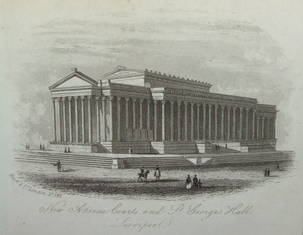 Steel Vignette - New Assize Courts and St.George's Hall, Liverpool - Rock