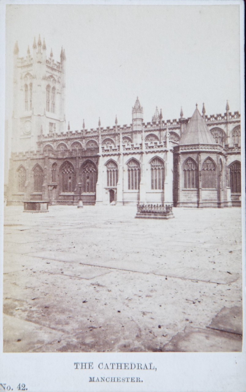 Photograph - The Cathedral, Manchester.