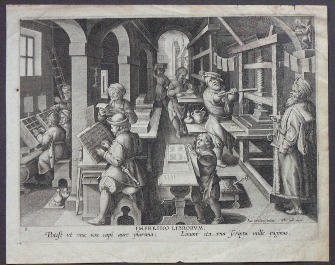Print - Impressio Librorum - Galle