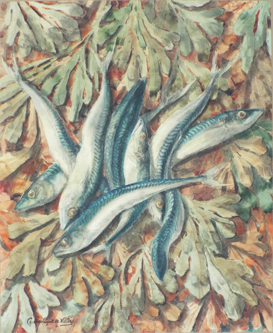 Watercolour - Les Sardines