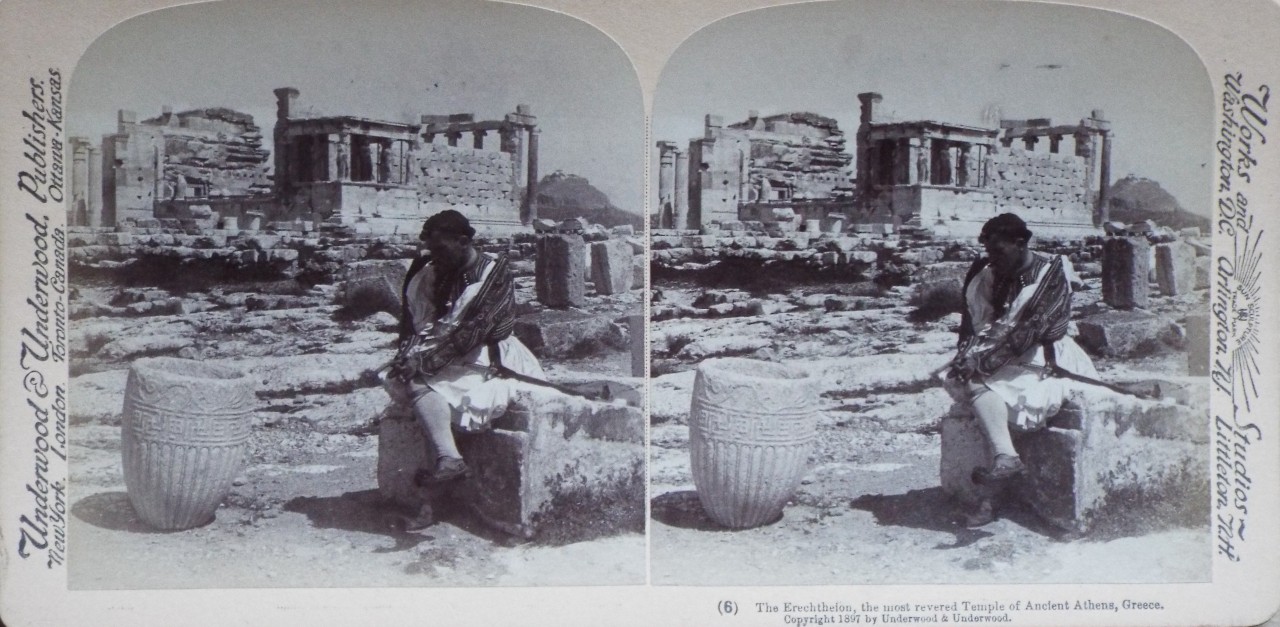 Photograph - The Erechtheion, the most revered temple of ancient Athens, Greece.