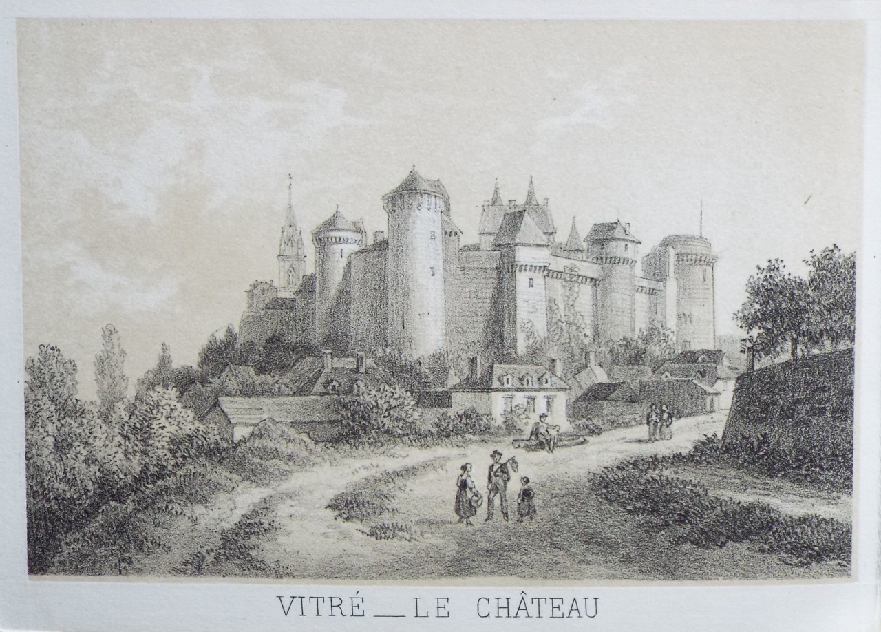Lithograph - Vitre - Le Chateau