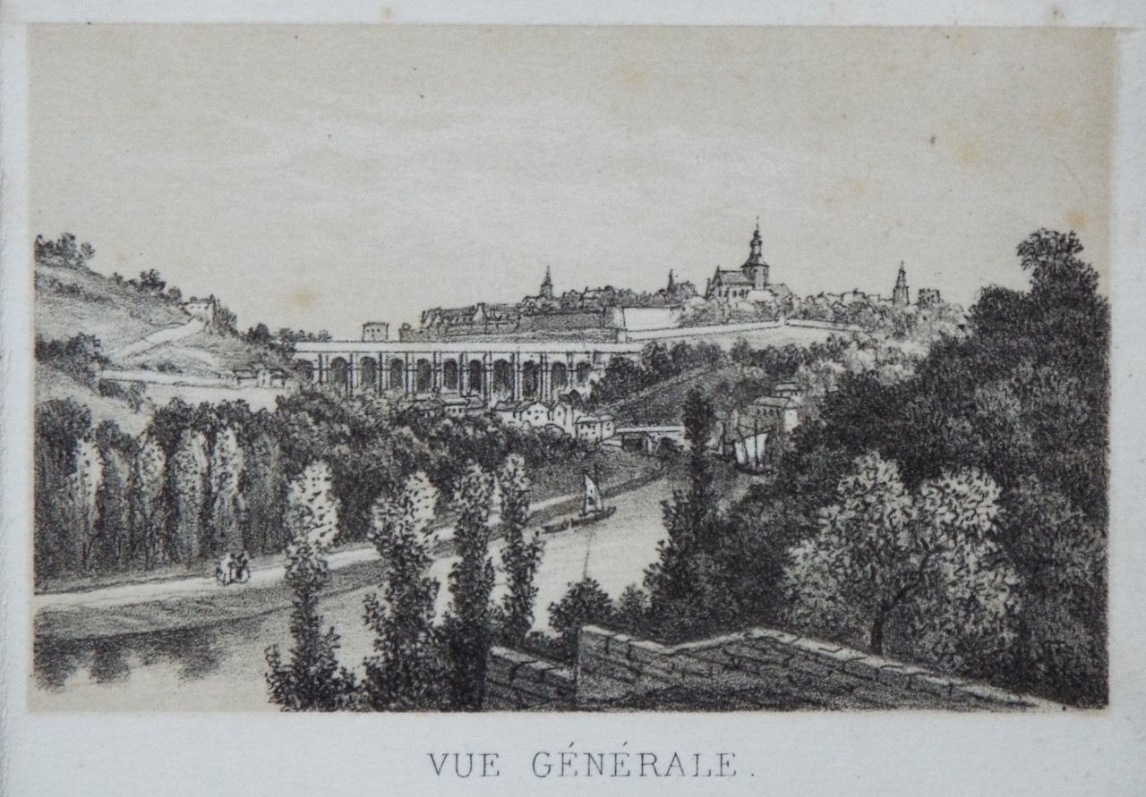 Lithograph - Vue Generale.