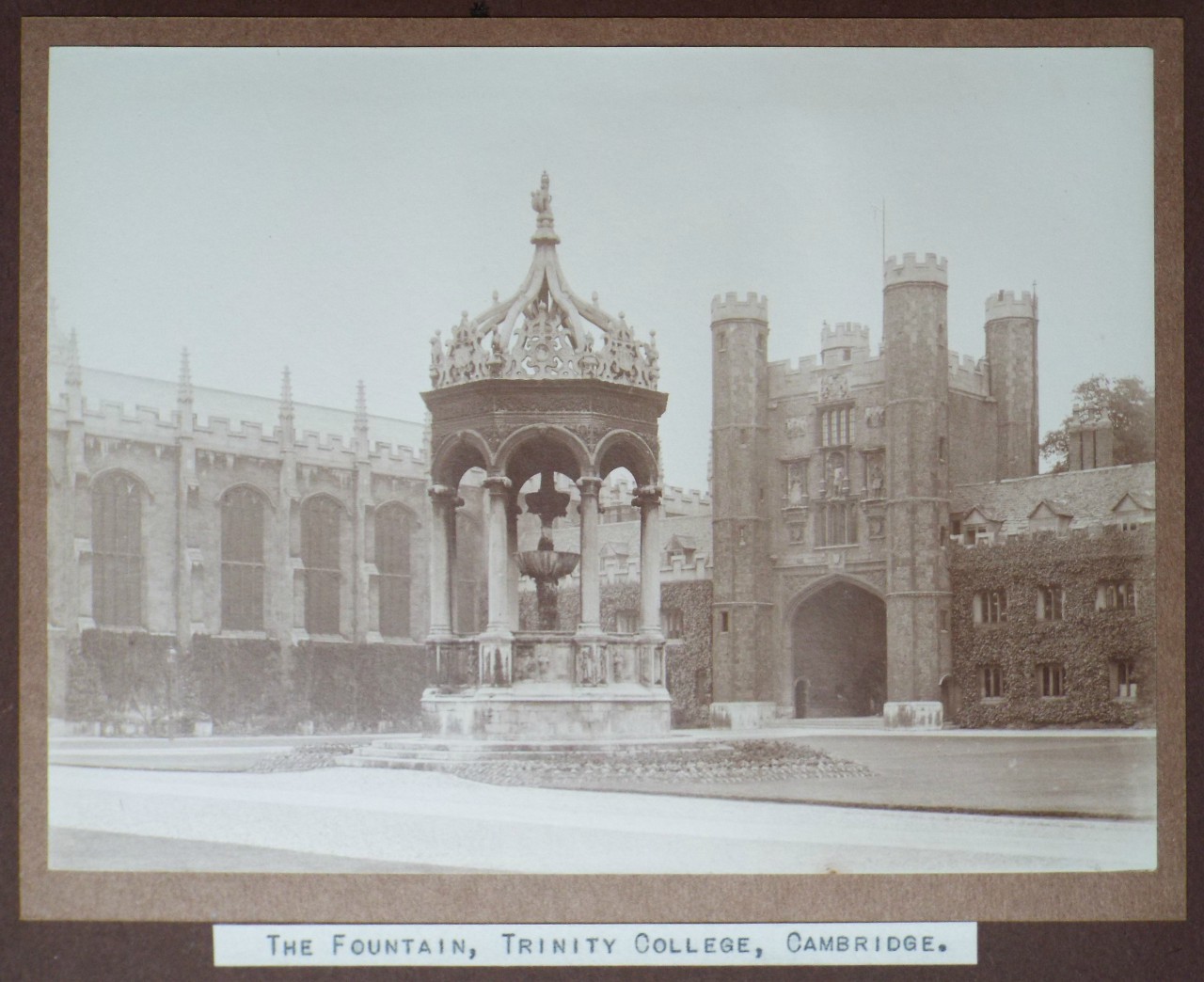Photograph - The Fountain, Trinity College, Cambridge.