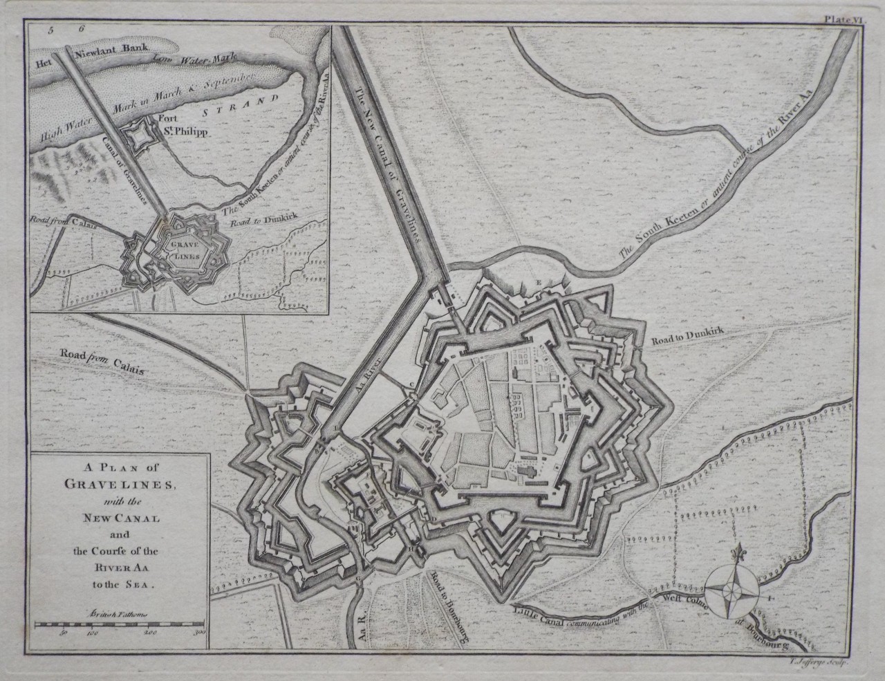 Map of Gravelines - Gravelines