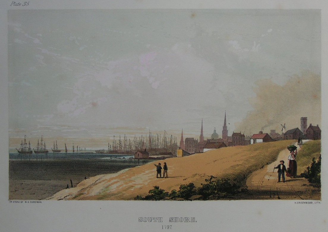 Lithograph - South Shore. 1797 - Greenwood