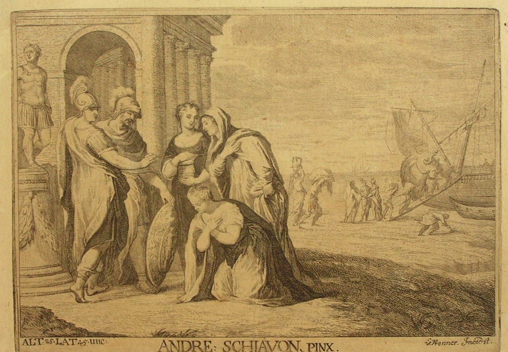 Etching - Andre: Schiavon. Pinx. - Prenner