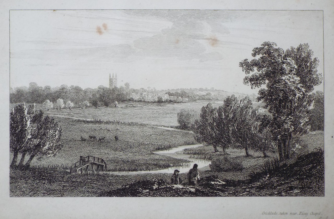 Print - Cricklade, taken from Eisey Chapel.