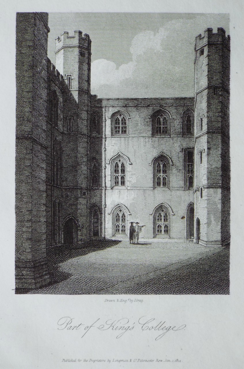 Print - Part of King's College. - Greig