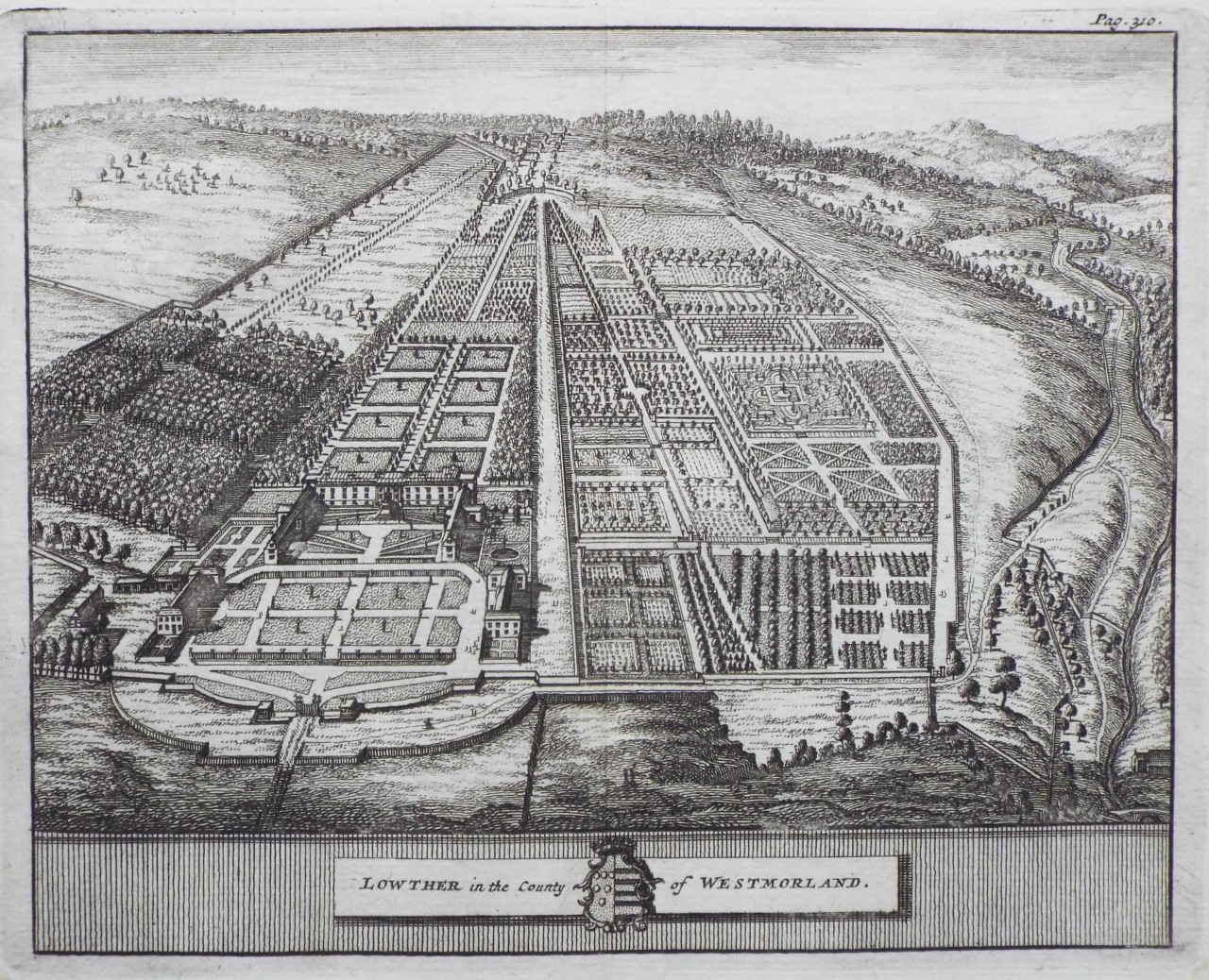 Print - Lowther in the County of Westmorland.
