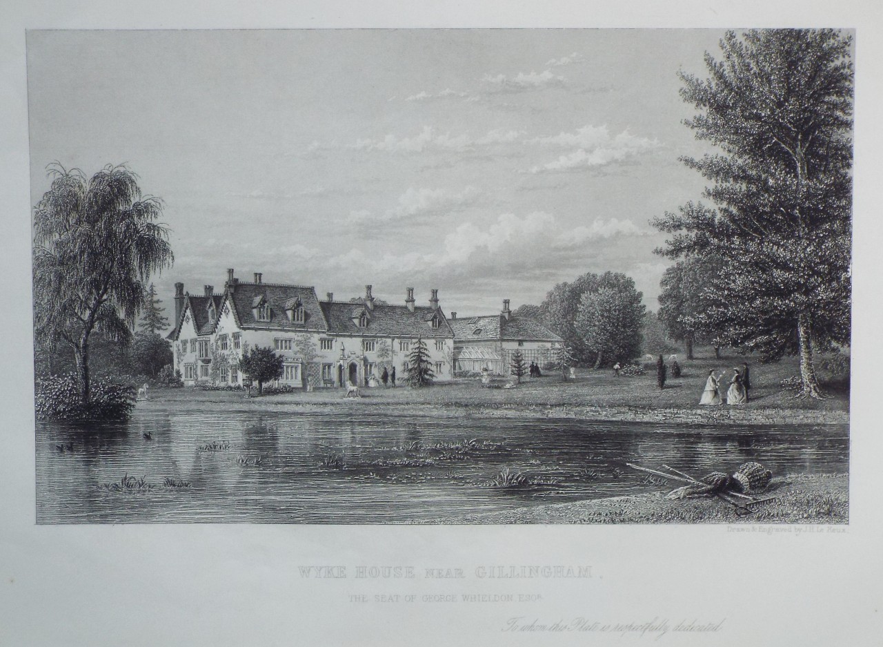 Print - Wyke House near Gillingham, the Seat of George Whieldon Esqr. - Le