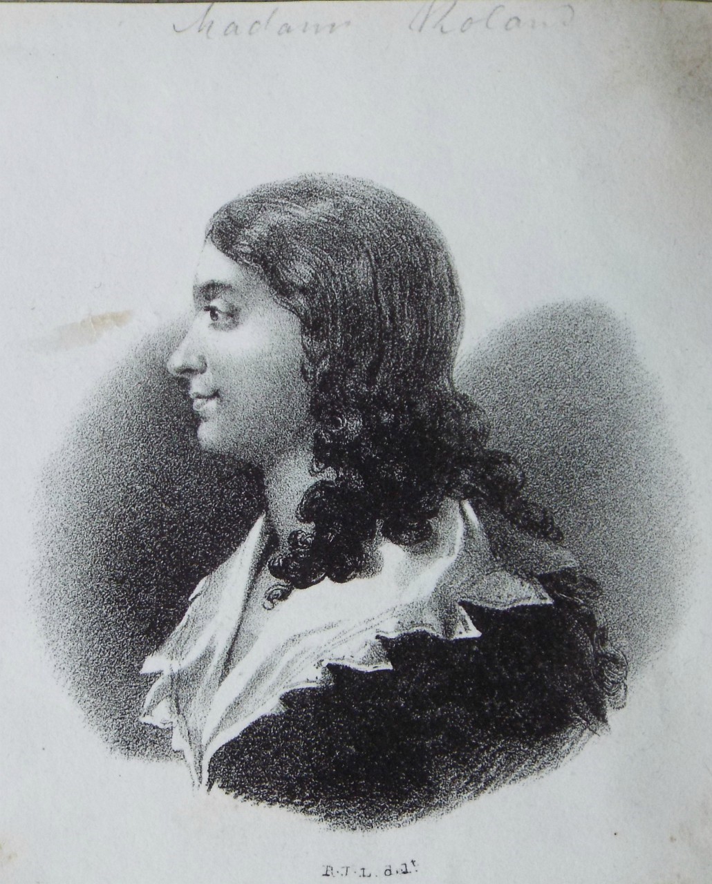 Lithograph - Madam Roland