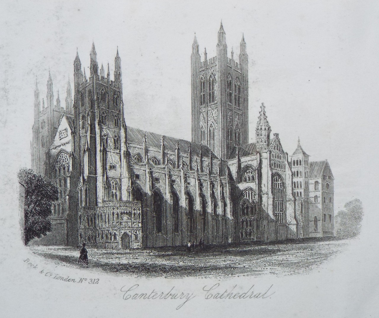 Steel Vignette - Canterbury Cathedral. - Rock