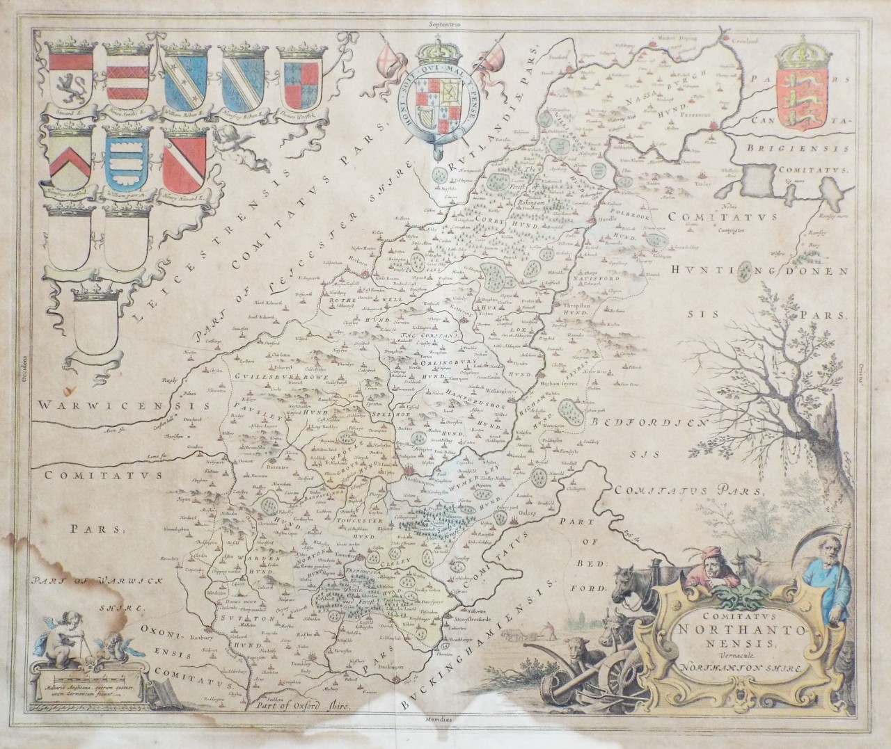 Map of Northamptonshire