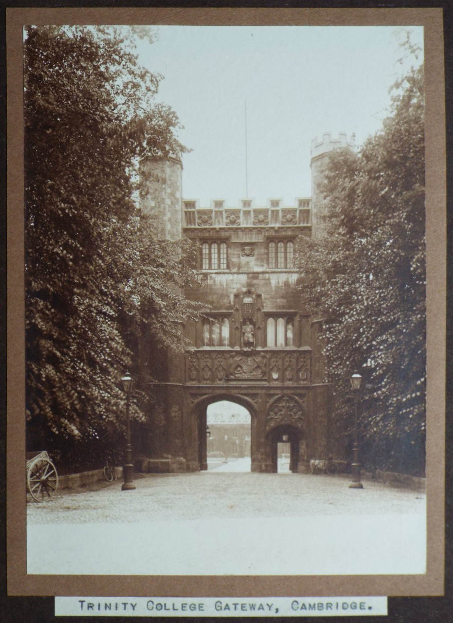 Photograph - Trinity College Gateway, Cambridge.