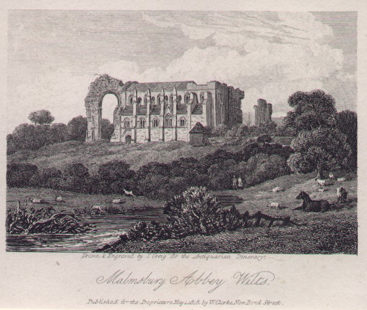 Print - Malmsbury Abbey Wilts - Greig
