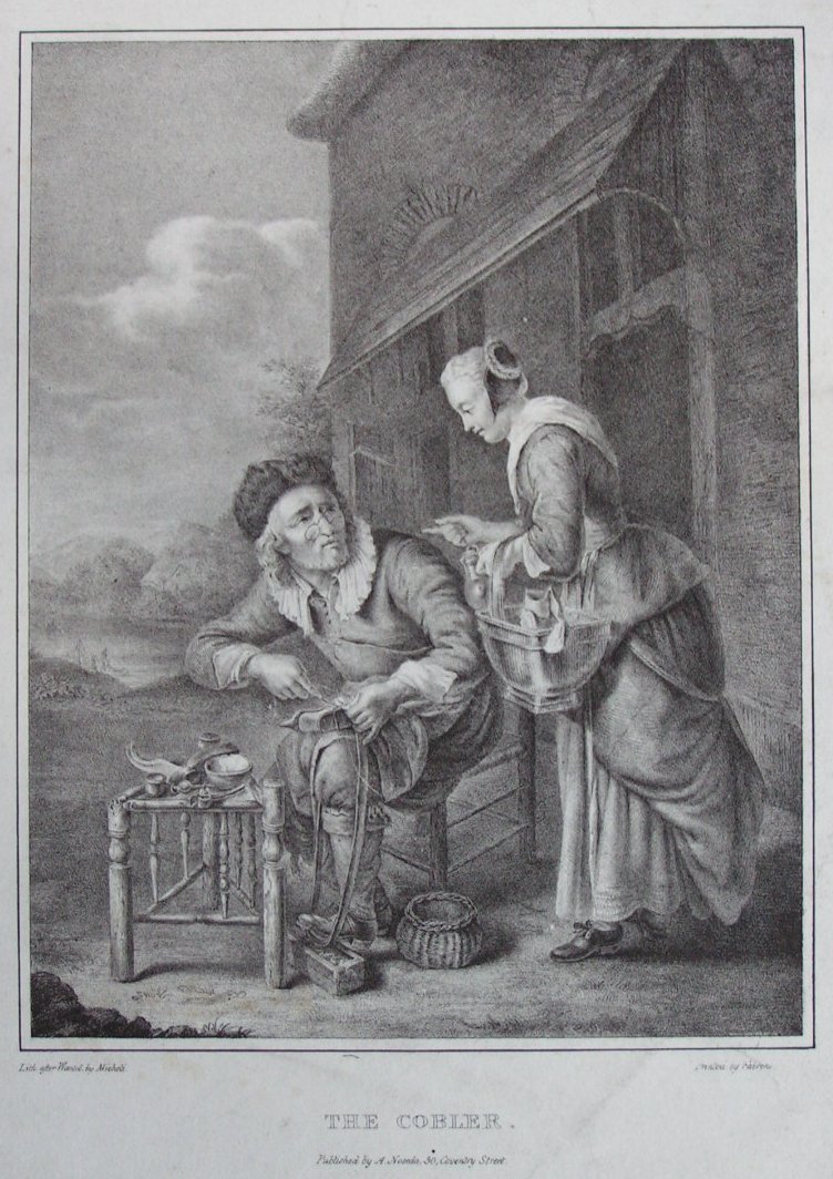 Lithograph - The Cobbler - 