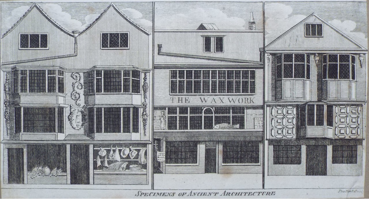 Print - Specimens of Ancient Achitecture - 