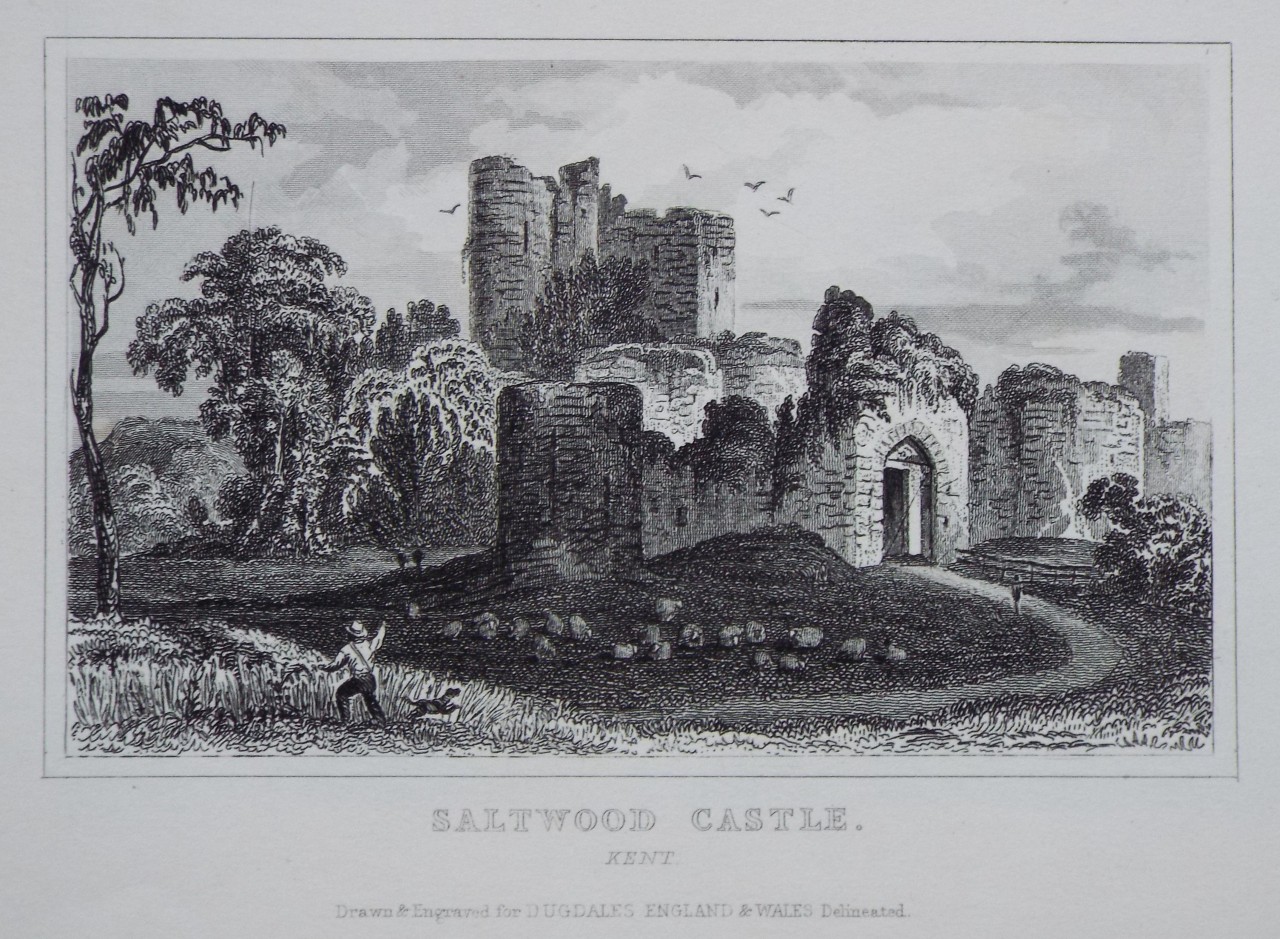 Print - Saltwood Castle. Kent.