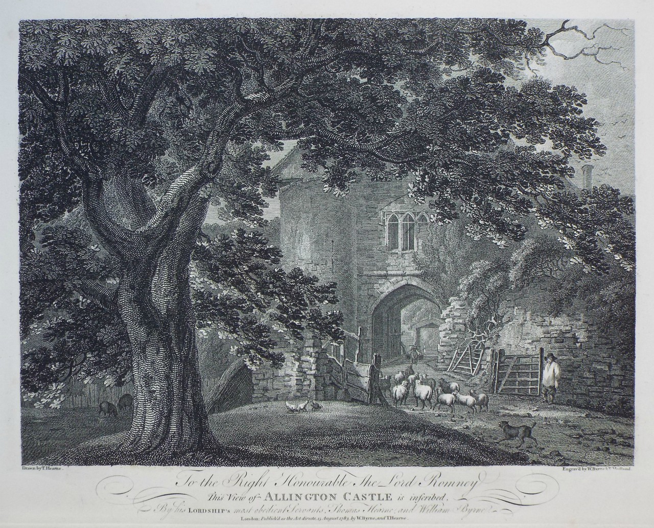Print - Allington Castle - Byrne