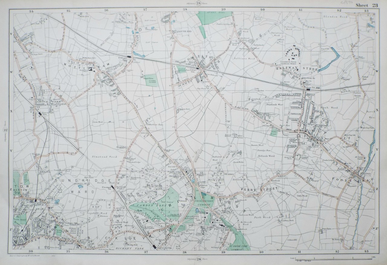 Map of Chislehurst