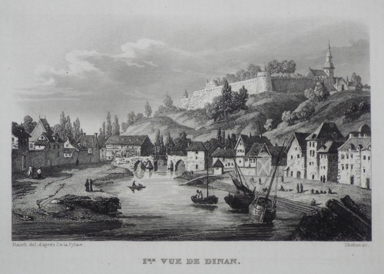 Print - 1re. Vue de Dinan. - 