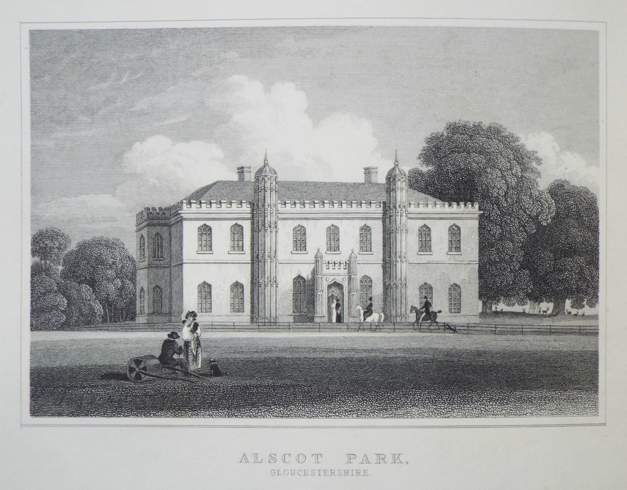 Print - Alscot Park, Gloucestershire. - Lacey