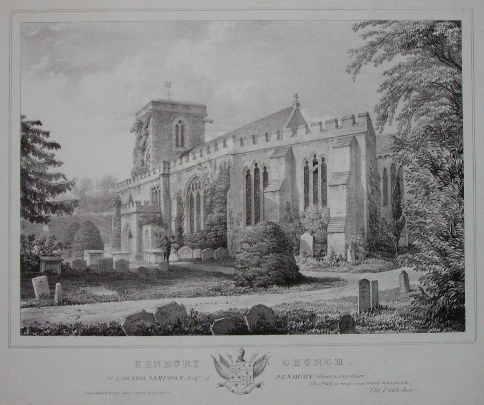 Lithograph - Henbury Church