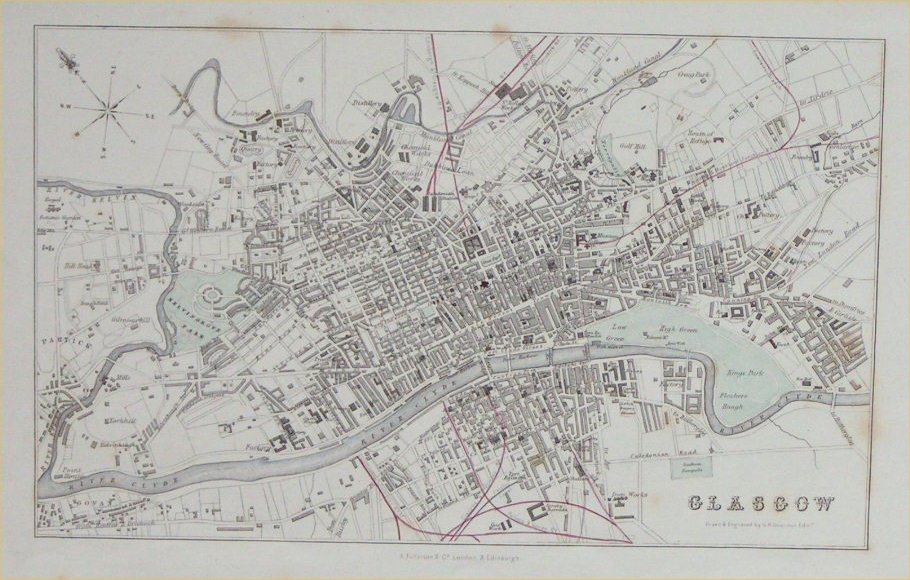 Map of Glasgow - Glasgow