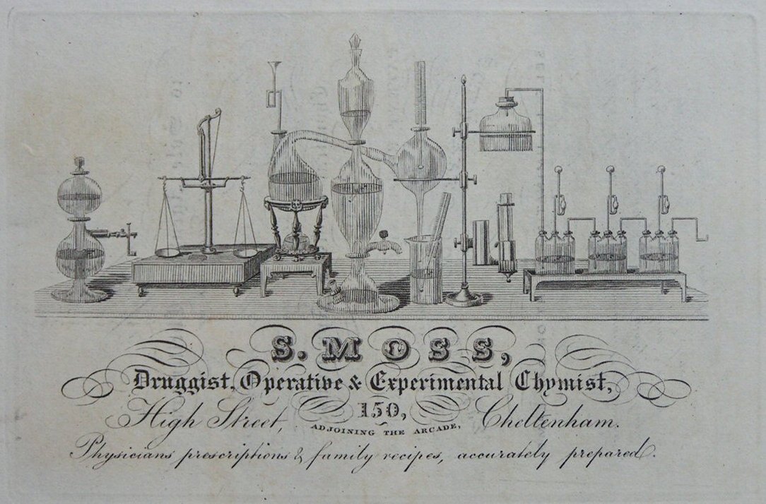 Print - S. Moss Druggist, Operative & Experimental Chemist