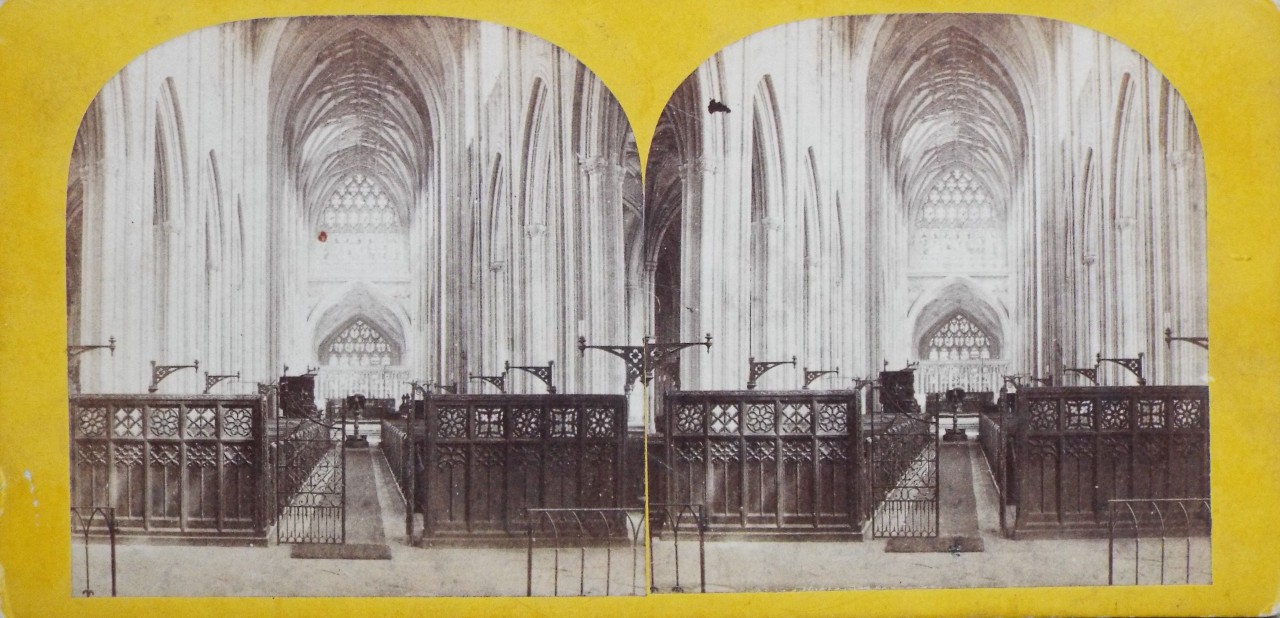 Photograph - St. Mary Recdliffe Church, Bristol. Choir.