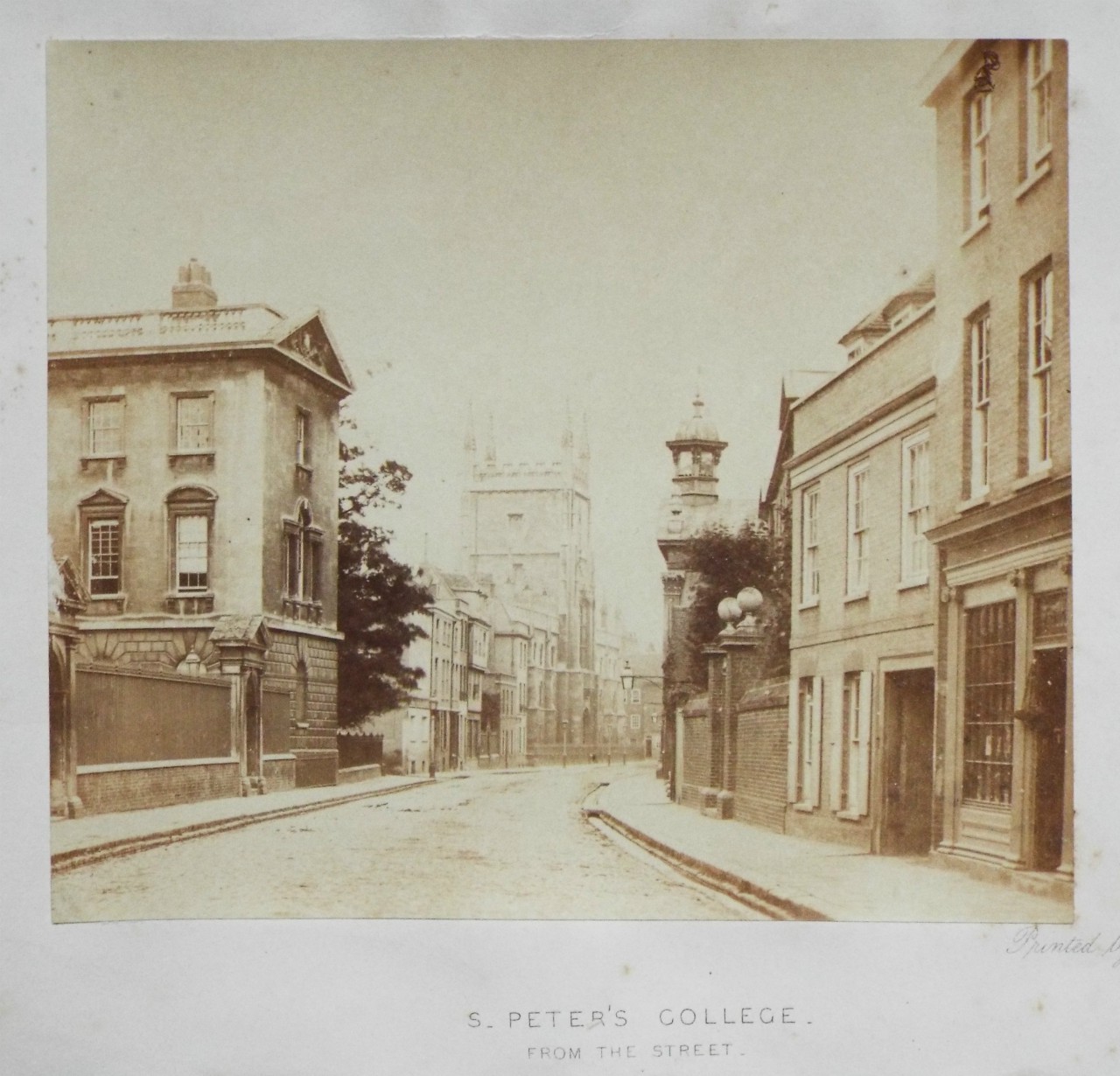 Photograph - St. Peter's College - from the Street.