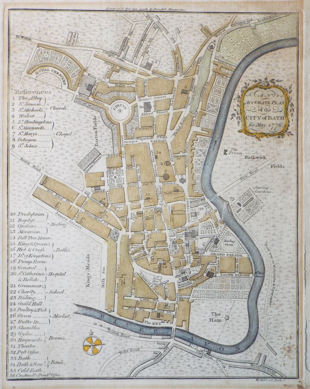 Map of Bath - Bath