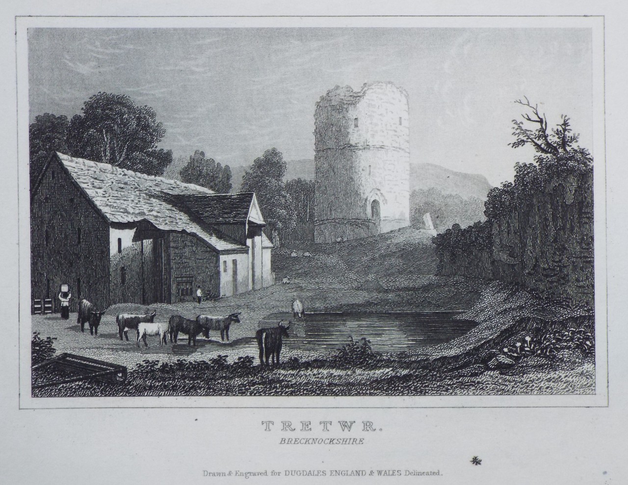 Print - Tretwr. Brecknockshire